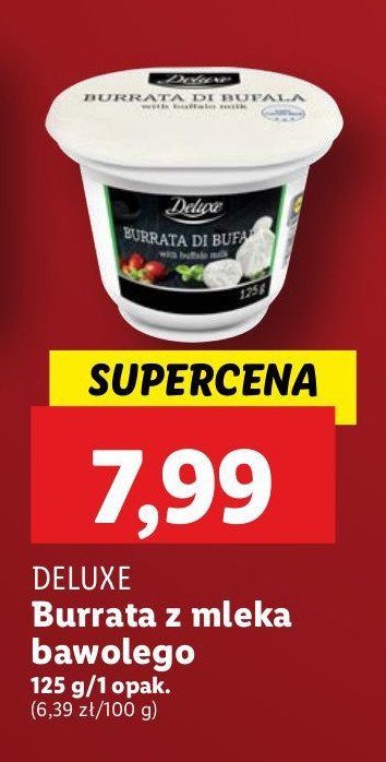 Ser burrata Deluxe promocja