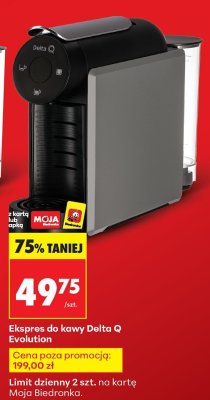 Ekspres do kawy Delta Q Evolution promocja w Biedronka