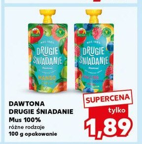 Mus mango jabłko Drugie śniadanie promocja