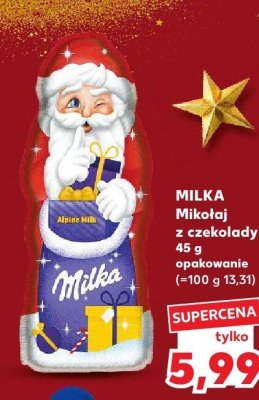 Mikołaj z czekolady promocja w Kaufland
