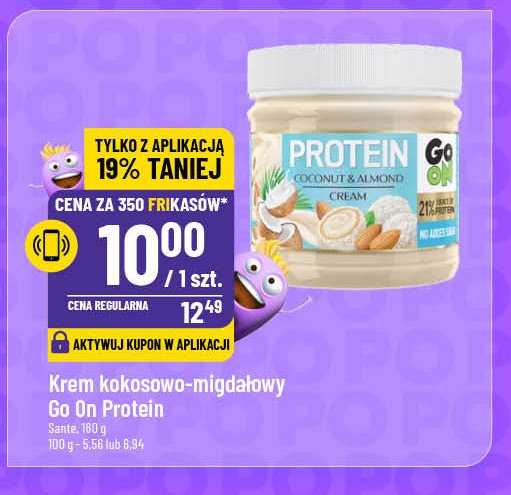 Krem kokosowo-migdałowy Go on! promocja