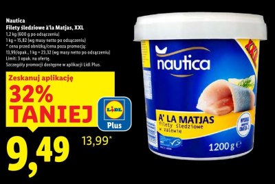 Filety śledziowe A'la Matjas XXL promocja w Lidl