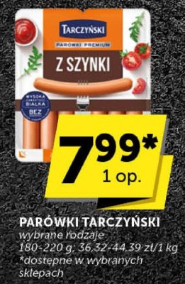 Parówki Tarczyński wybrane rodzaje promocja w Euro Sklep
