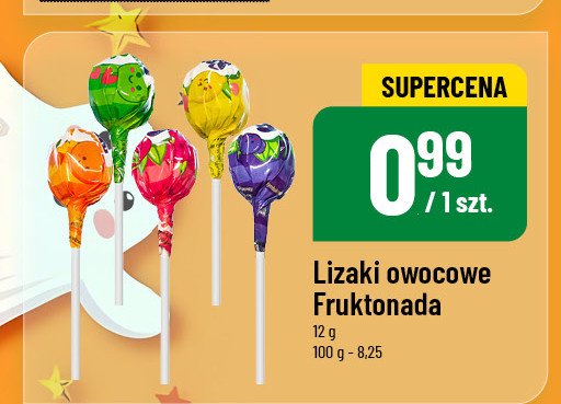 Lizak owocowy Fruktonada promocja