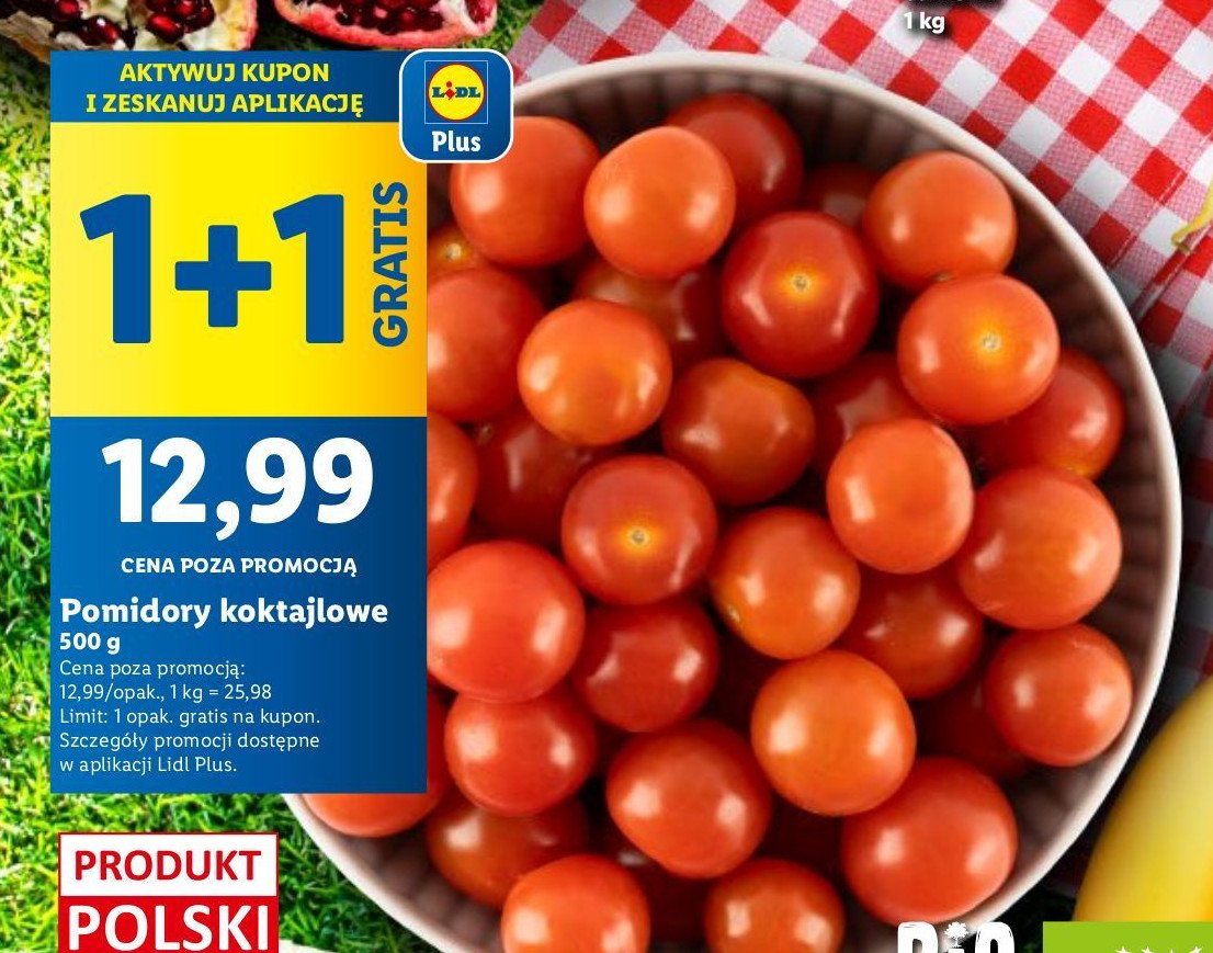 Pomidory koktajlowe promocja