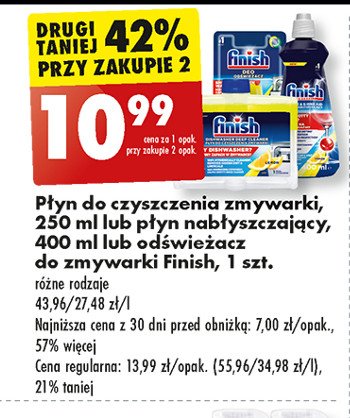 Odświeżacz do zmywarki cytryna i limonka Finish dual action promocja