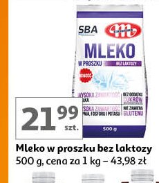 Mleko w proszku bez laktozy herkules Mlekovita promocja