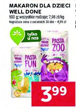 Makaron zoo Well done promocja