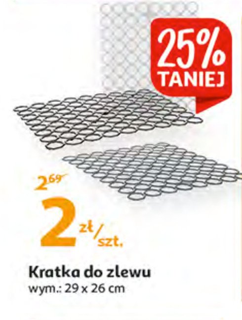 Kratka do zlewu promocja w Leclerc