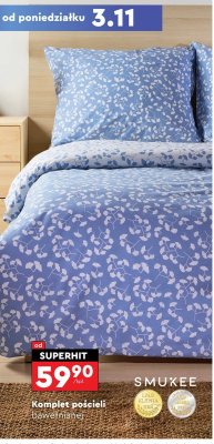 Komplet pościeli bawełnianej SMUKEE promocja w Biedronka