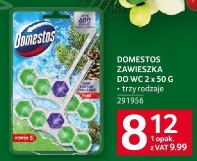 Domestos zawieszka do WC 2 x 50 g trzy rodzaje promocja w Selgros