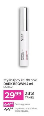 Stylizujący żel do brwi DARK BROWN promocja w NEONAIL & NEO MAKE UP