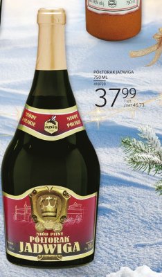 Miód pitny Półtorak Jadwiga 750ml promocja w Selgros