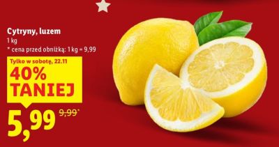 Cytryny luzem Lidl promocja w Lidl