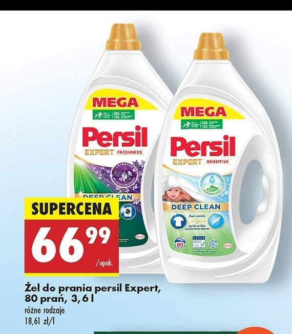 Żel do prania deep clean lavender Persil promocja