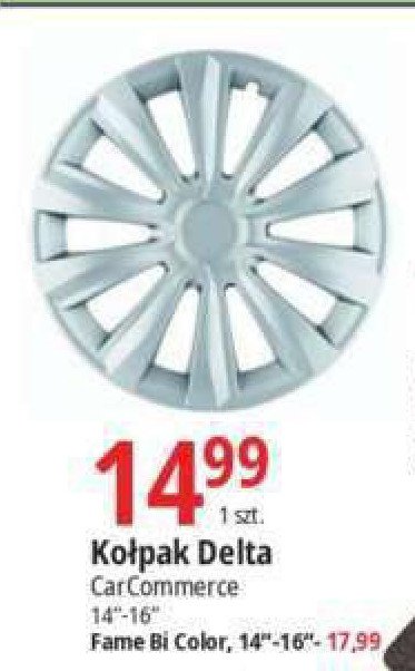 Ko艂pak delta 15" Carcommerce promocja