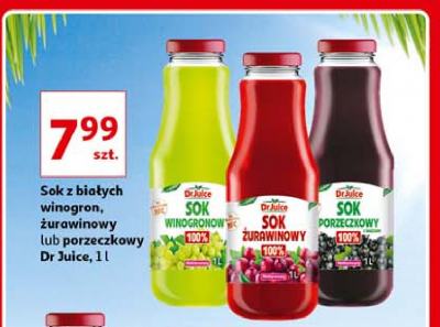 Sok porzeczkowy Dr juice promocja