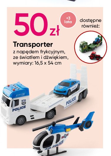 Samochód transporter promocja w Pepco