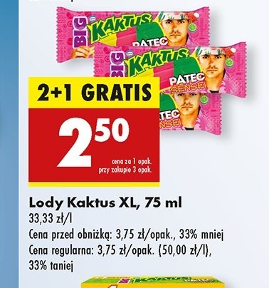 Lód patec Nestle kaktus promocja