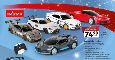 Samochód zdalnie sterowany licencyjny, różne modele promocja w Biedronka
