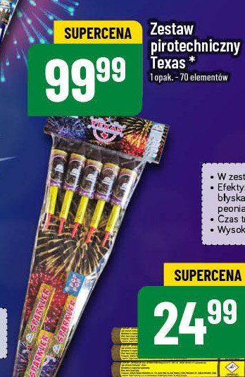 Zestaw rakiet texas SUPER POWER promocja