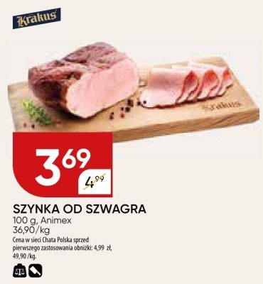 Szynka od szwagra Animex promocja w Chata Polska