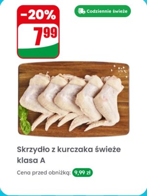 Skrzydło z kurczaka świeże klasa A promocja w Dino