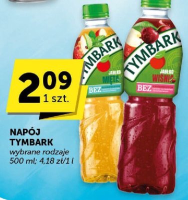 Napój Tymbark wybrane rodzaje 500ml promocja w Euro Sklep