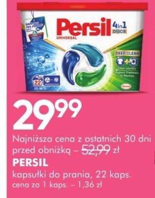 Kapsułki do prania Persil 4w1 22 kaps. promocja w Super-Pharm