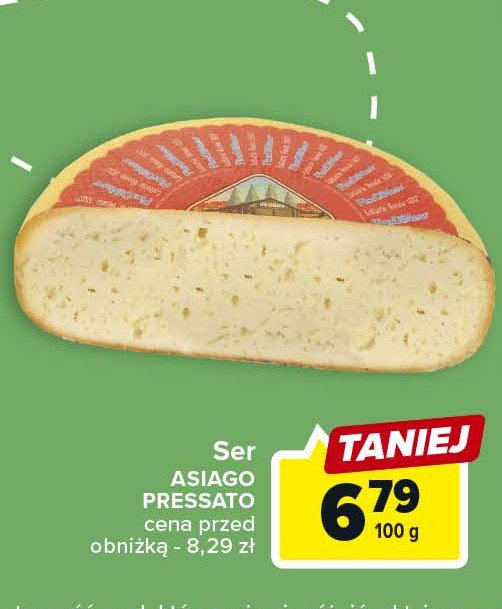 Ser dojrzewaj膮cy Asiago promocja