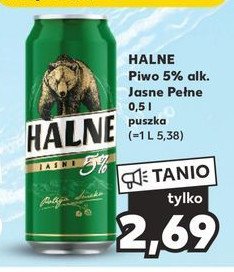 Piwo Halne jasne promocja
