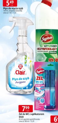 Preparat czyszcząco-dezynfekujący/Płyn do WC kamień i rdza Syphon promocja w Leclerc