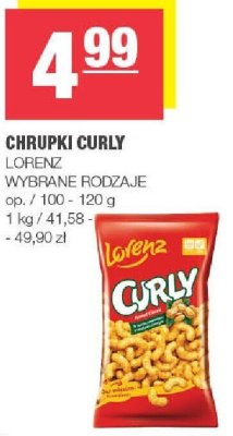 Chrupki curly Lorenz wybrane rodzaje promocja w SPAR