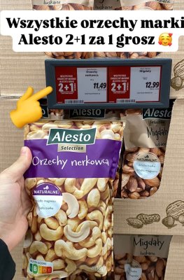 Orzechy nerkowca  promocja w Lidl