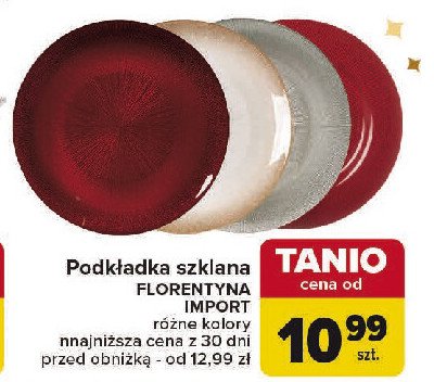 Podkładka na stół import Florentyna promocja w Carrefour