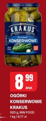 Ogórki konserwowe Krakus promocja w Chorten