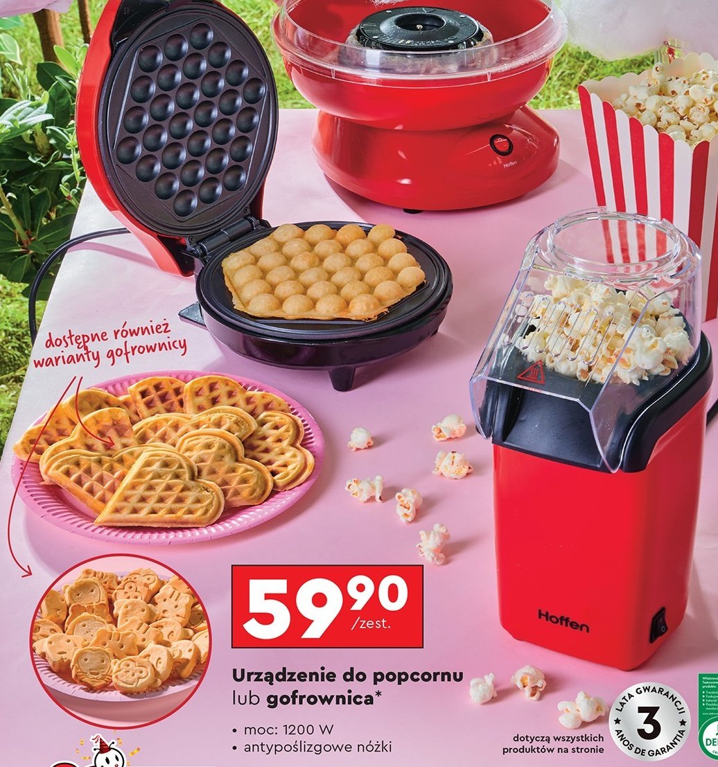 Maszyna do popcornu Hoffen promocja w Biedronka