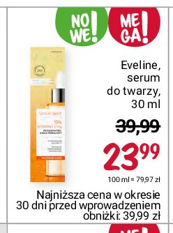 Serum shot witamina c 15% Eveline face therapy proffessional promocja
