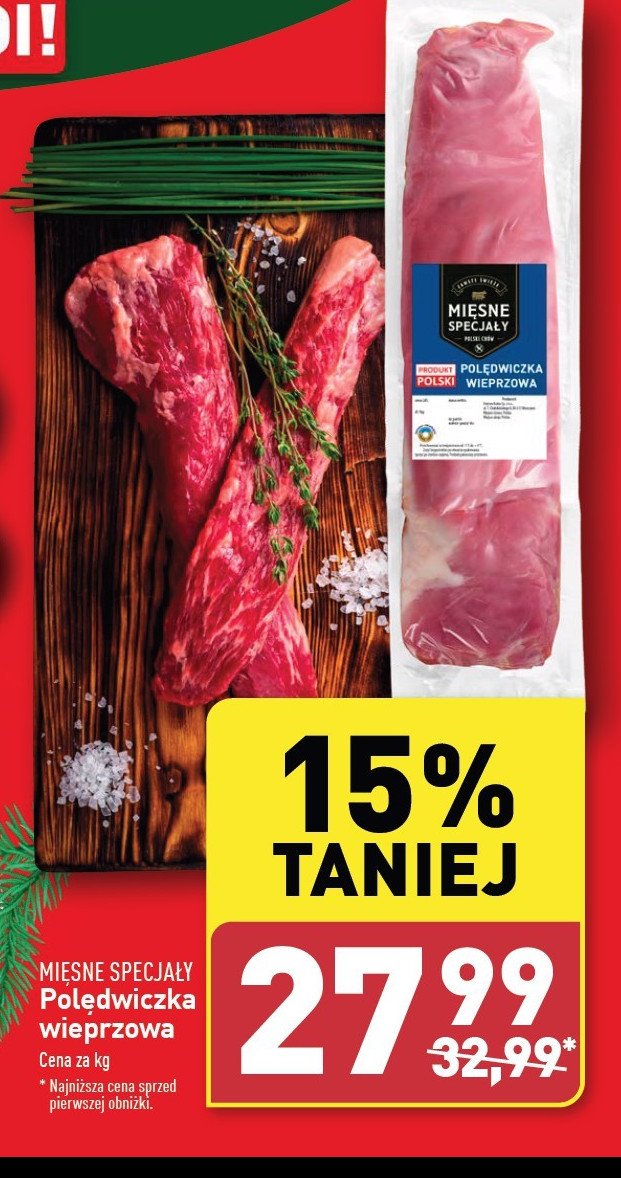 Polędwiczka wieprzowa Mięsne specjały zawsze świeże (aldi) promocja w Aldi