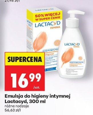 Emulsja do higieny intymnej, 300 ml, różne rodzaje promocja w Biedronka