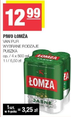 Piwo promocja w SPAR