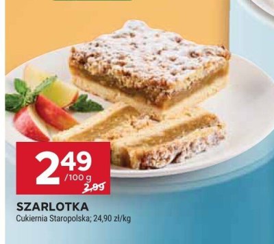 Szarlotka  promocja w Stokrotka