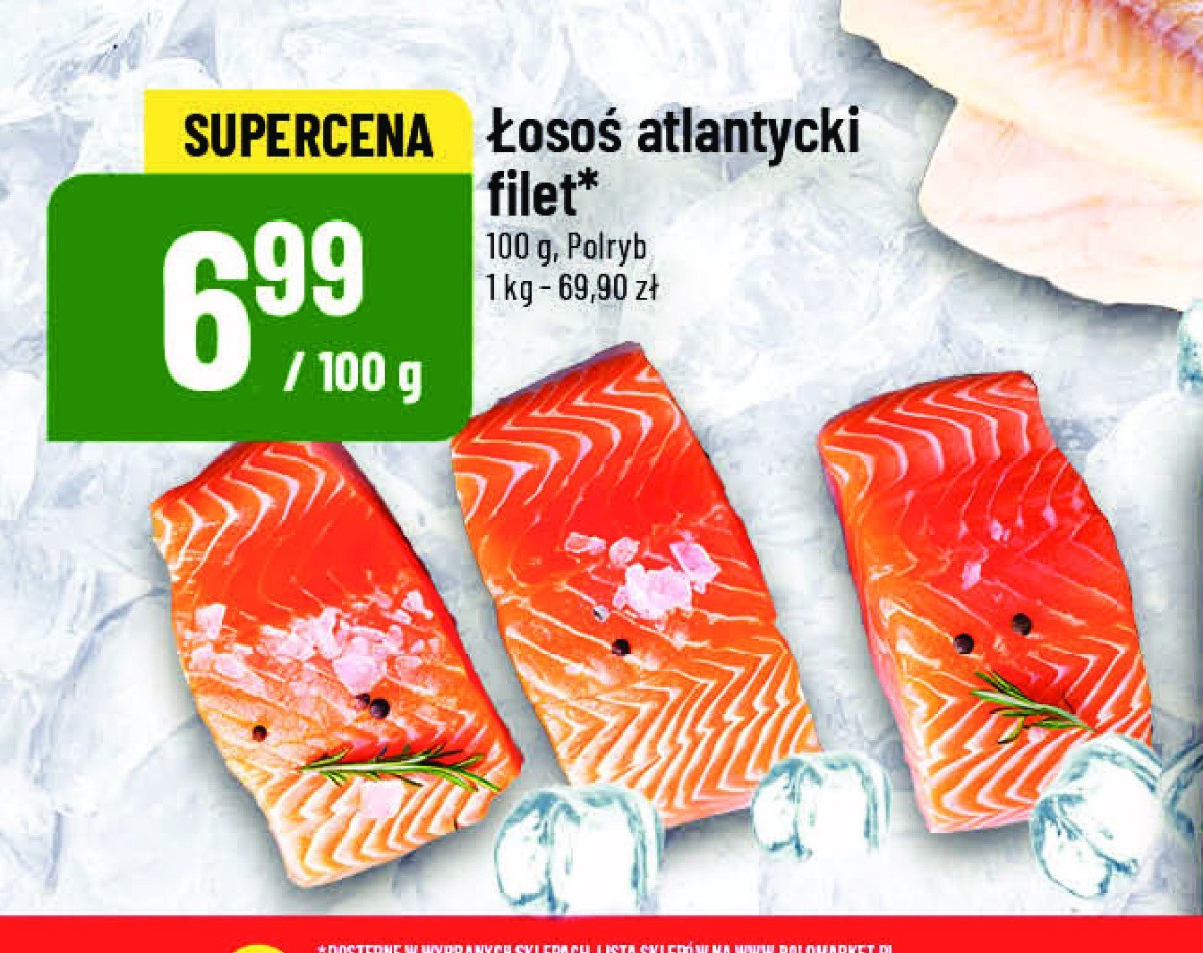 Łosoś atlantycki filet POLRYB promocja