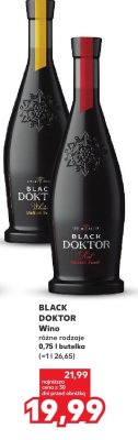 Wino BLACK DOKTOR różne rodzaje promocja w Kaufland