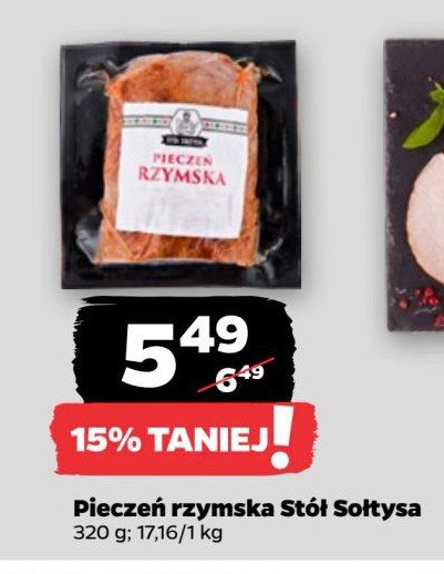 Pieczeń rzymska Stół sołtysa promocja w Netto