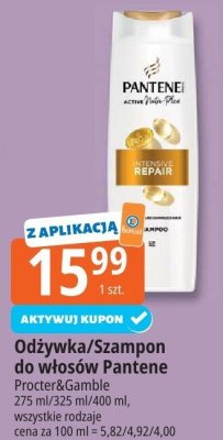 Odżywka/Szampon do włosów Pantene Intensive Repair promocja w Leclerc