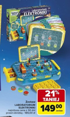 Zestaw LABORATORIUM ELEKTRONIKI promocja w Carrefour