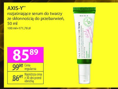 Serum do twarzy rozjaśniające Axis-y promocja