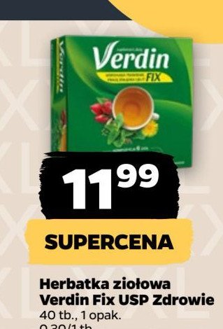 Herbata wspomagająca trawienie Verdin fix promocja