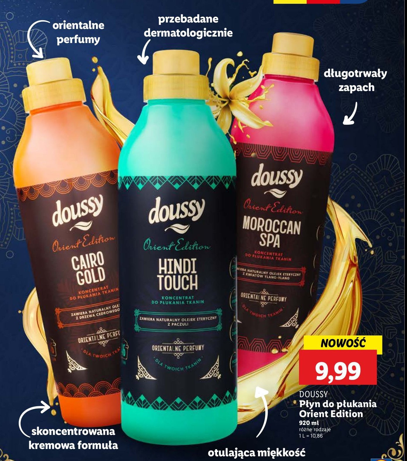 Płyn do płukania maroccan spa Doussy promocja w Lidl